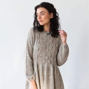 SWEETFERN ニットワンピース レシピ【Owlet】【Quince&Co】【seeknit】【編み図】【パターン】【ニットワンピース】☆レシピ