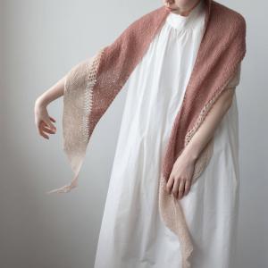 MK-020】アラン模様のスクエアベスト【ジレ】【編み図】【編み針