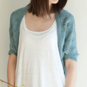 MK-020】アラン模様のスクエアベスト【ジレ】【編み図】【編み針