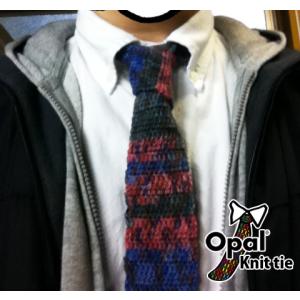 【605】OPALで編むニットタイ 【1円編み図】の詳細画像1