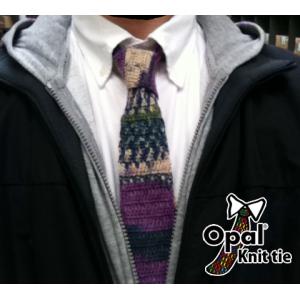 【605】OPALで編むニットタイ 【1円編み図】の詳細画像2