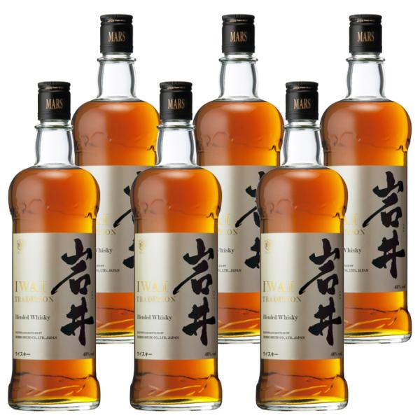 岩井 トラディション ウィスキー 40度 750ml ×6本 本坊酒造 鹿児島限定 お歳暮 クリスマ...
