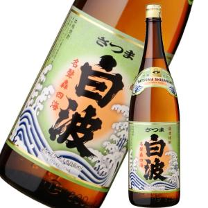 さつま白波 芋焼酎 25度 パック 6本 1800ml 1.8L 1ケース お酒 新生活