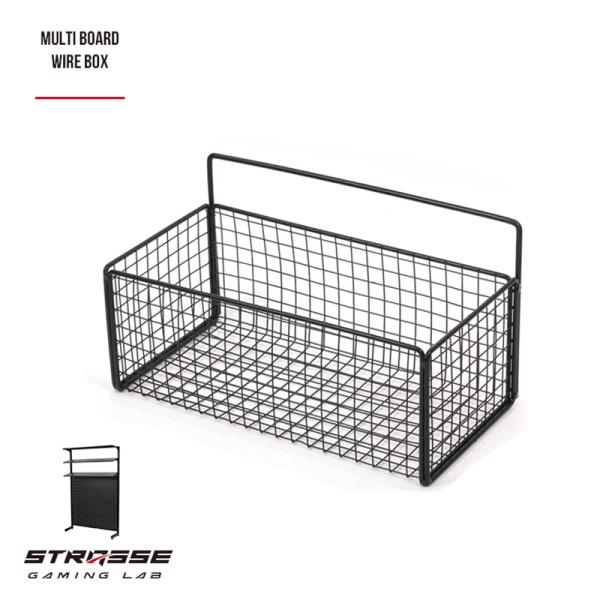 STRASSE GAMING LAB ワイヤーボックス マルチボードオプション かご 吊り収納 有孔...