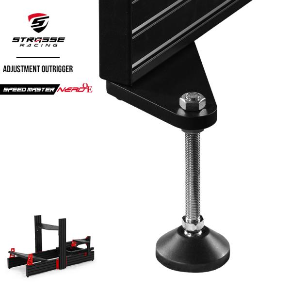 STRASSE SPEEDMASTER NERO 高さ無段階調整アウトリガー 高さ調整 剛性[ハンコ...