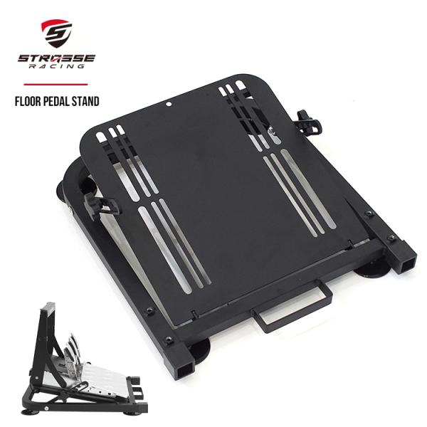 STRASSE フロアペダルスタンド 折り畳み フットペダル台 アクセル台 [ハンコン ハンドルコン...