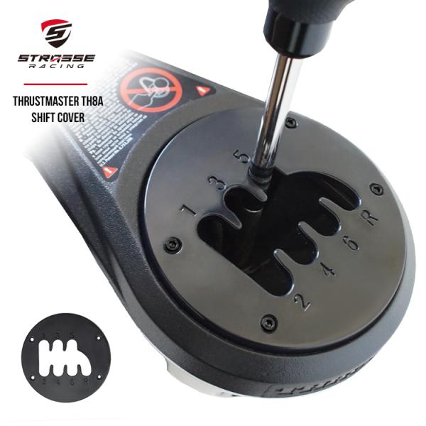 STRASSE Thrustmaster シフトカバー[シフター 7速 5速 シフトチェンジ ハンコ...