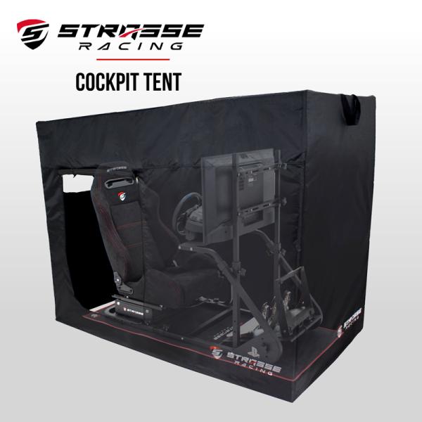STRASSE ゲーミングテント 個室テント 遮光 ハンコン ストラッセ レーシングコックピット用テ...