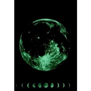 天体写真家KAGAYA撮影 月ポスター 電灯を...の詳細画像1