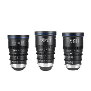 LAOWA Ranger S35 T2.9　スーパー35フォーマット用コンパクトシネズームレンズ　11-18mm/ 17-50mm/ 50-130 3種レンズバンドルセット　