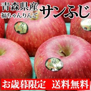 お歳暮 御歳暮 りんご サンふじ 3kg 蜜入り福ちゃんりんご 青森県産 送料無料 果物 フルーツ ギフト