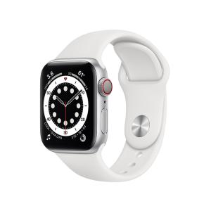 Apple Watch Series 6 GPS+Cellularモデル 40mm M06M3J/A [ホワイトスポーツバンド] 即納OK｜syunkenya