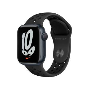 Apple Watch Nike Series 7 GPSモデル 41mm MKN43J/A [アンスラサイト/ブラックNikeスポーツバンド] 即納OK｜syunkenya