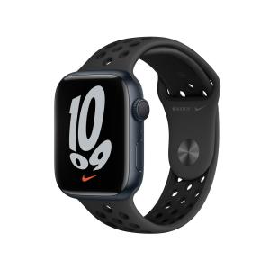 Apple Watch Nike Series 7 GPSモデル 45mm MKNC3J/A [アンスラサイト/ブラックNikeスポーツバンド] 即納OK｜syunkenya