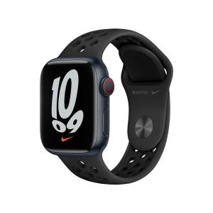 Apple Watch Nike Series 7 GPS+Cellularモデル 41mm MKJ43J/A [アンスラサイト/ブラックNikeスポーツバンド] 即納OK｜syunkenya