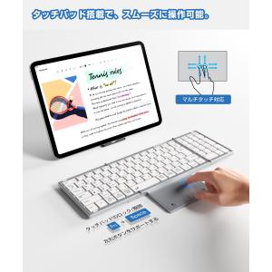 キーボード ワイヤレス 折りたたみ Bluet...の詳細画像4