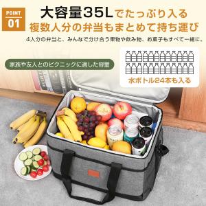 クーラーバッグ 保冷バッグ 大容量 35L ク...の詳細画像4