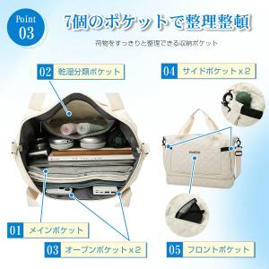 拡張できる ボストンバッグ レディース メンズ...の詳細画像5
