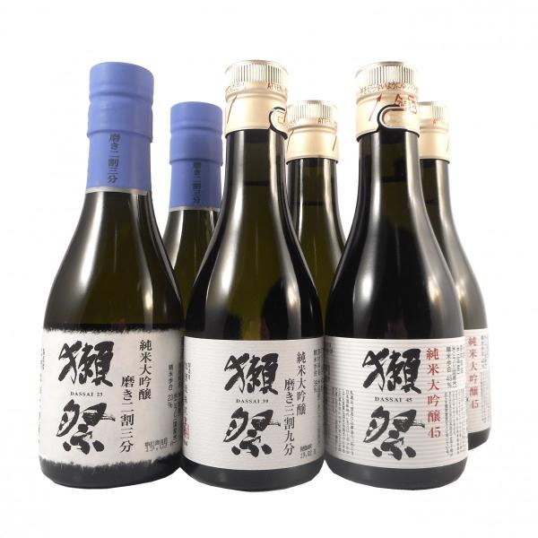 ギフト プレゼント 獺祭 日本酒 おためしセット 磨き23 39 45 180ml 6本入り 送料無...