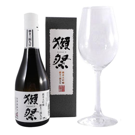 父の日 プレゼント 獺祭 ワイングラスで飲む日本酒セット 純米大吟醸 磨き 39 300ml DX箱...