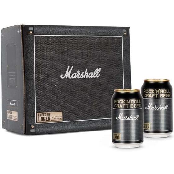 ギフト ビール Marshall マーシャル アンプトアップ・ラガー 缶 330ml 16本入りキャ...