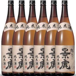 ギフト プレゼント 日本酒 越乃景虎 純米 1800ml 6本セット 送料無料 新潟県 諸橋酒造