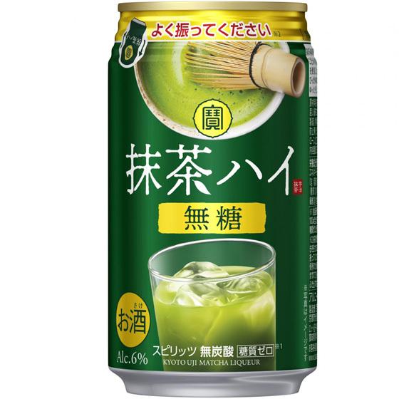 ギフト プレゼント お酒 寶 抹茶ハイ 無糖 350ml 缶 24本  ケース販売