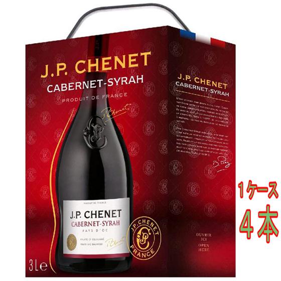 父の日 プレゼント ワイン バッグインボックス カベルネ・シラー / JP. シェネ 赤 BIB 3...