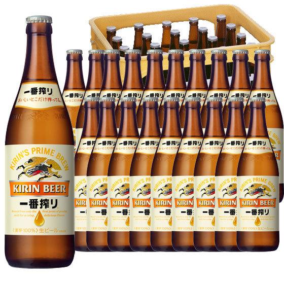 父の日 プレゼント お酒 キリン 一番搾り 生ビール 中瓶 500ml ビール 瓶 ケース販売 本州...