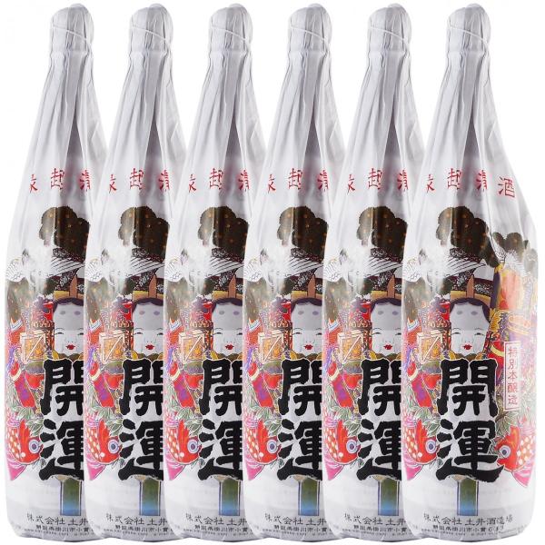 ギフト プレゼント 日本酒 開運 特別本醸造 祝酒 1800ml 6本セット 静岡県 土井酒造場