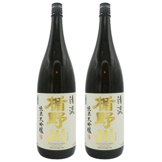 ギフト プレゼント 日本酒 楯野川 純米大吟醸 清流 1800ml 2本セット 山形県 楯の川酒造