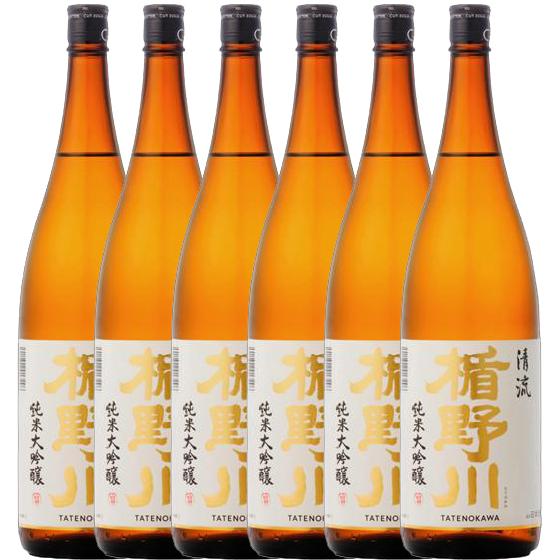 ギフト プレゼント 日本酒 楯野川 純米大吟醸 清流 1800ml 6本セット 山形県 楯の川酒造