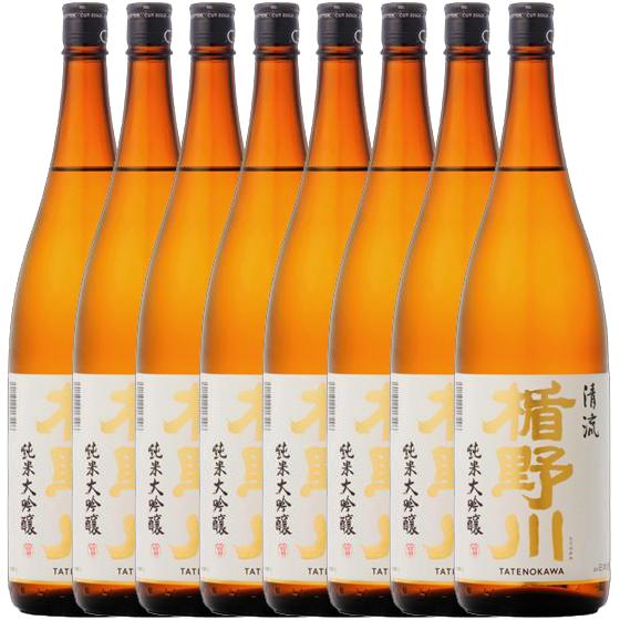 ギフト プレゼント 日本酒 楯野川 たてのかわ 純米大吟醸 清流 1800ml 8本 山形県 楯の川...