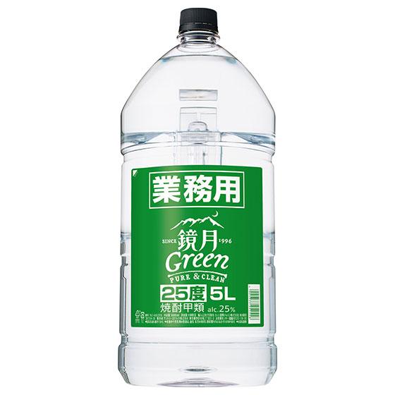 父の日 プレゼント サントリー 鏡月 Green 25度 5000ml 焼酎 甲類 業務用 ペットボ...