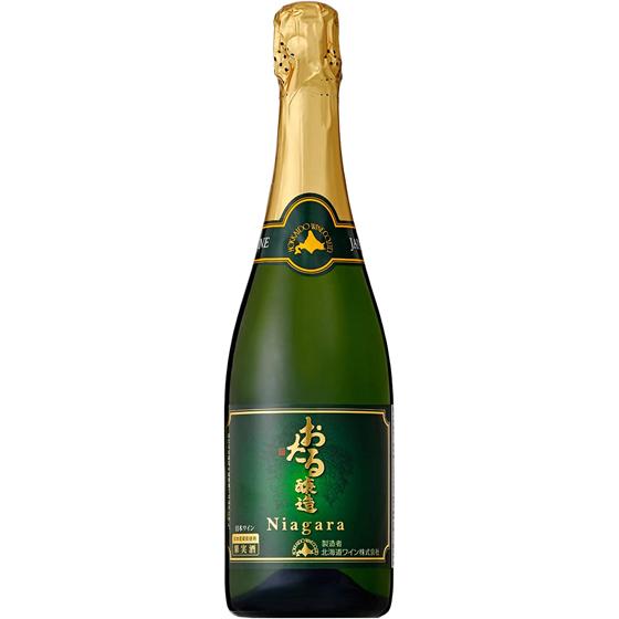 ギフト プレゼント ワイン おたる ナイヤガラ スパークリング / 北海道ワイン 白 発泡 720m...
