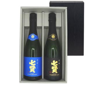 ギフト プレゼント 日本酒 七賢 スパークリング 空ノ彩 そらのいろどり&星ノ輝 ほしのかがやき 720ml 2本 ギフトボックス入り 山梨県