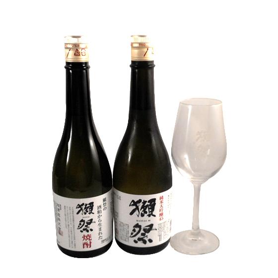 父の日 プレゼント 獺祭 獺祭 焼酎 720ml ＆ 純米大吟醸45 720ml ＆ 星付きグラスセ...