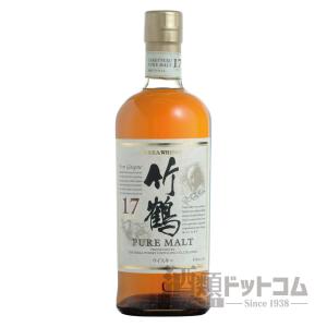 ニッカ 竹鶴17年 ピュアモルト スリムボトル (化粧箱なし)｜syurui-net