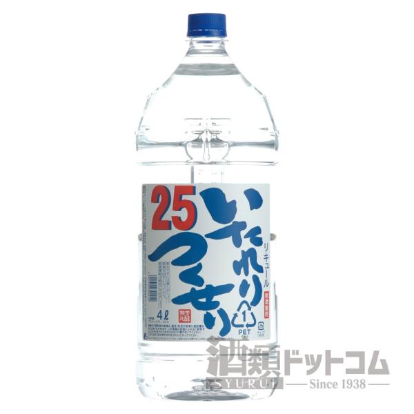 いたれりつくせり 25度 4Lペットボトル