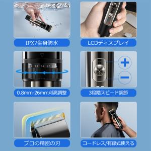 【クーポンで3486円】バリカン 散髪 電動バ...の詳細画像2