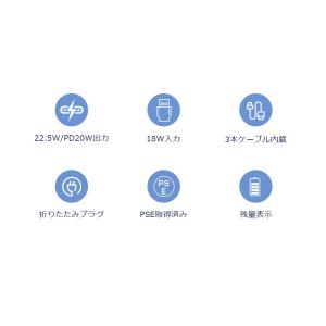 ACアダプター USB充電器 モバイルバッテリ...の詳細画像2