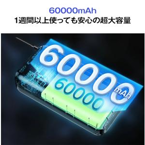 60000mAhモバイルバッテリー 急速充電 ...の詳細画像5