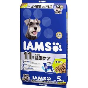 アイムス (IAMS) シニア犬 11歳以上用 毎日の健康ケア チキン 小粒 5kg　ドッグフード ドライフード 高齢犬 健康｜syuunounavi