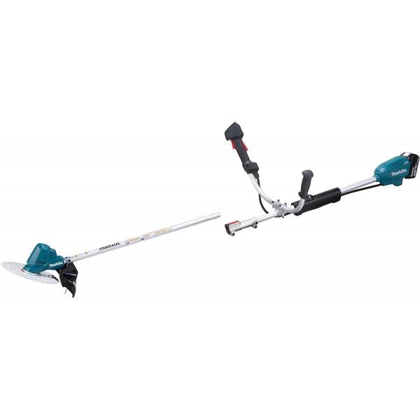 マキタ 充電式草刈機18V 刈込幅230mmチップソー付 Uハンドル分割棹 6Ahバッテリ・充電器付...