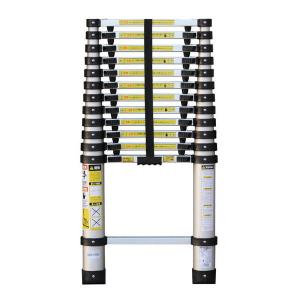 アルミス アルミ 伸縮はしご13段 全長3.8m ASH-380N