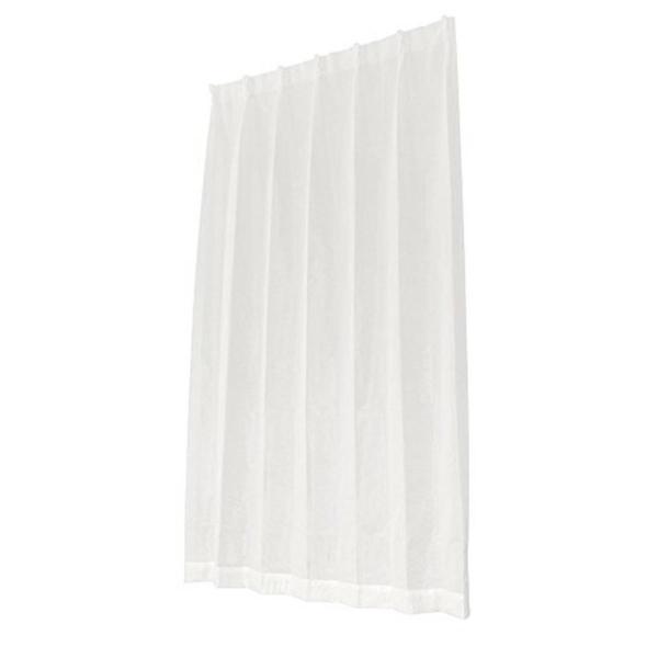 ユニベール ミラーレースカーテン スピック ホワイト 幅150×丈133cm 1枚