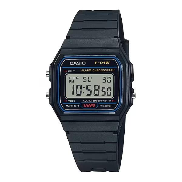 カシオ(CASIO) 腕時計 カシオコレクション スタンダード F-91W-1JH メンズ ブラック...