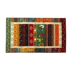 【I】【代引不可】イケヒコ 玄関マット ラグマット トルコ製 ウィルトン織り 約50×80cm プラテリア #2050539 レッド【北海道・沖縄・離島不可】