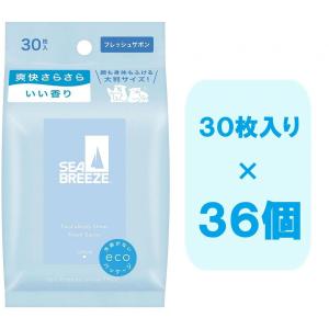 【まとめ買い】ファイントゥデイ シーブリーズ　フェイス＆ボディシート　Ｎ　フレッシュサボン ３０枚×３６個　大判サイズ