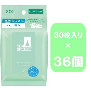 【まとめ買い】ファイントゥデイ シーブリーズ　フェイス＆ボディシート　Ｎ　クリアボタニカル ３０枚×３６個　大判サイズ